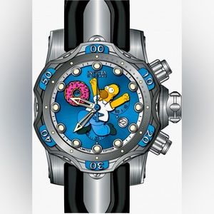 Simpson complete collection Invicta watches with case.